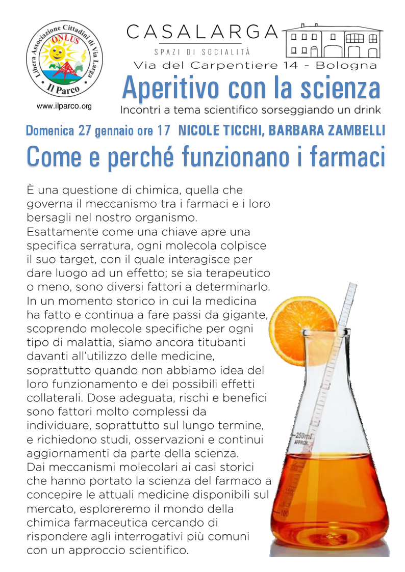 Aperitivo con la scienza - Come è perché funzionano i farmaci