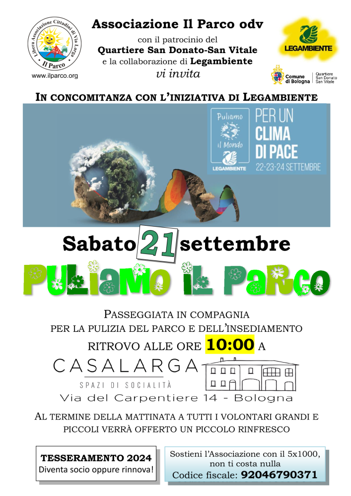 Puliamo il parco